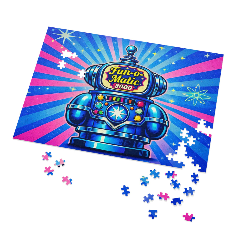 The Fun-O-Matic 3000: Retro Robot Boredom-Blasting Puzzle (500 Pieces)
