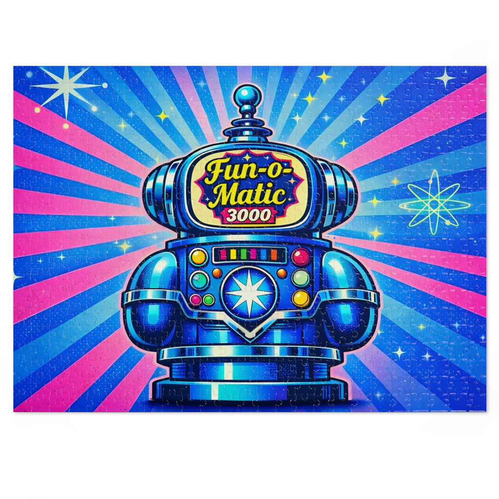The Fun-O-Matic 3000: Retro Robot Boredom-Blasting Puzzle (500 Pieces)